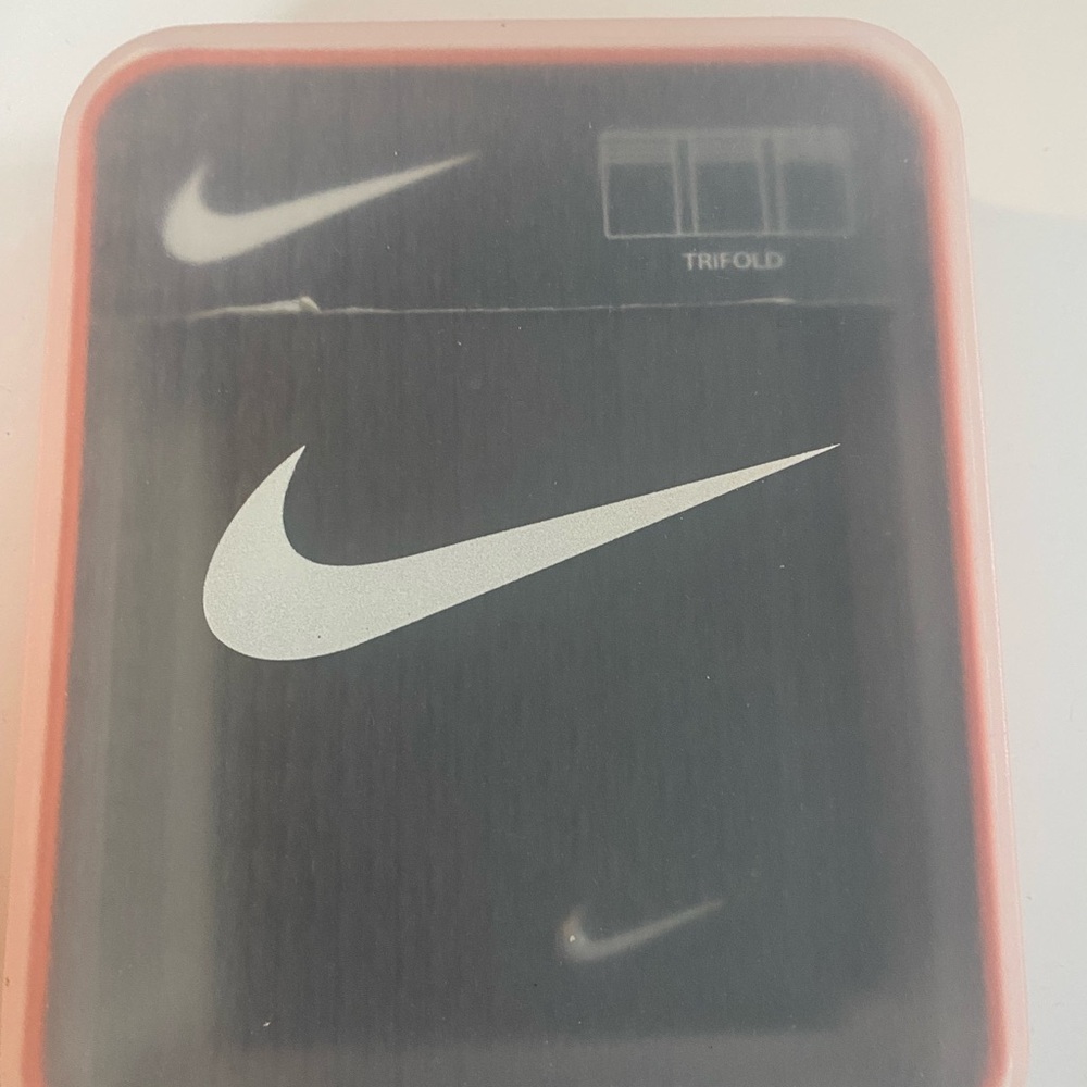 Nike Chocolate Brown Trifold Wallet